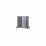 Eastbrook Column Radiator Eastbrook Rivassa Traditional 2 Column Radiator in Chrome Effect