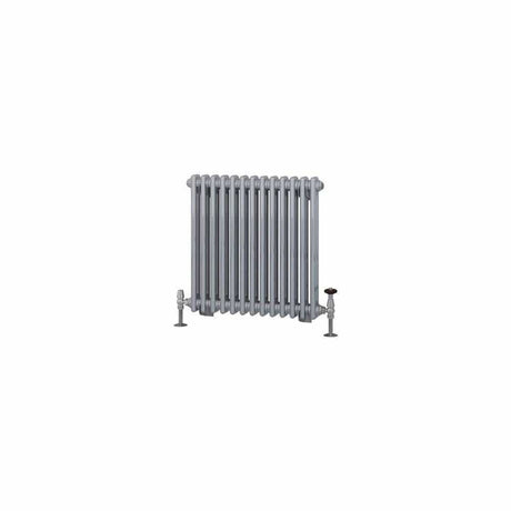 Eastbrook Column Radiator Eastbrook Rivassa Traditional 2 Column Radiator in Chrome Effect