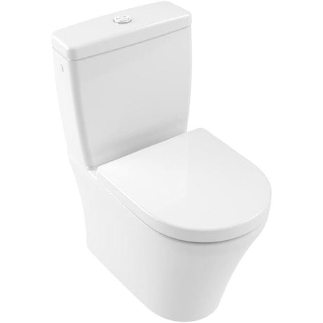 Villeroy & Boch Close Coupled Toilet Villeroy & Boch O.novo Rimless Close Coupled DirectFlush Toilet with Soft Close Seat