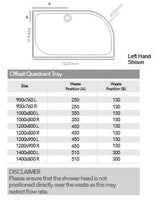 Merlyn Offset Quadrant Shower Tray Merlyn Touchstone Offset Quadrant Shower Tray