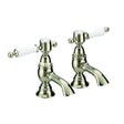 Heritage Basin Pillar Tap Heritage Glastonbury Basin Pillar Taps in Vintage Gold