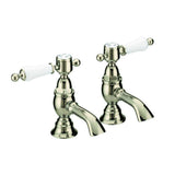 Heritage Basin Pillar Tap Heritage Glastonbury Basin Pillar Taps in Vintage Gold