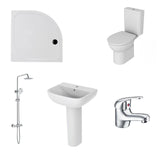 Aquarius Complete Bathroom Suite Aquarius Urbano Complete Shower Suite (with 900mm Quadrant Enclosure)