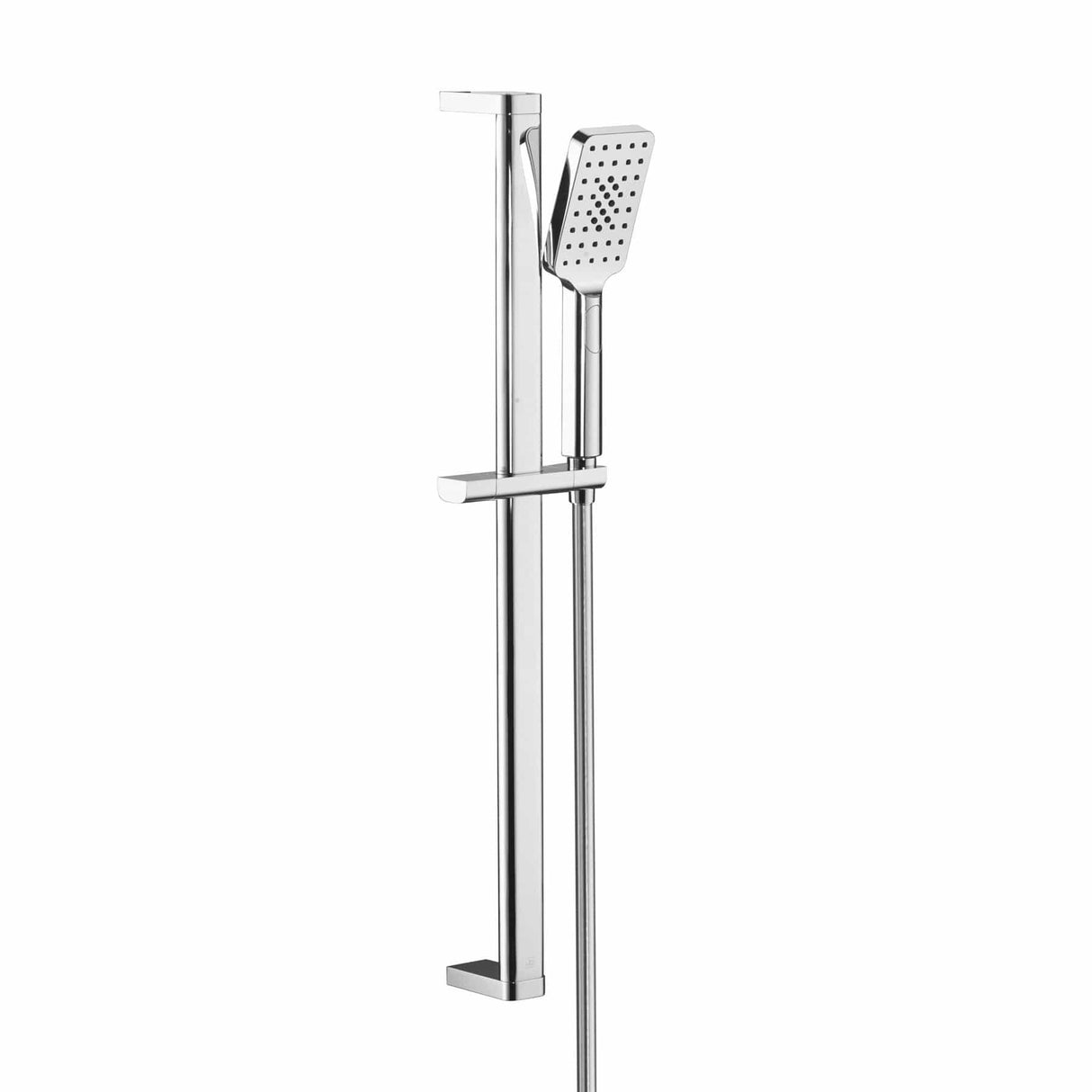 JTP Shower Riser Rail Chrome JTP HIX Shower Slide Rail with Handset and Hose