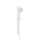 Roca Shower Riser Rail Matt White Roca Plenum 3 Function Shower Handset with Slide Rail, Bracket and Hose