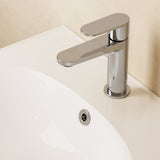 Crosswater Mono Basin Tap Chrome Crosswater Drift Mono Basin Mixer Tap with Clicker Waste