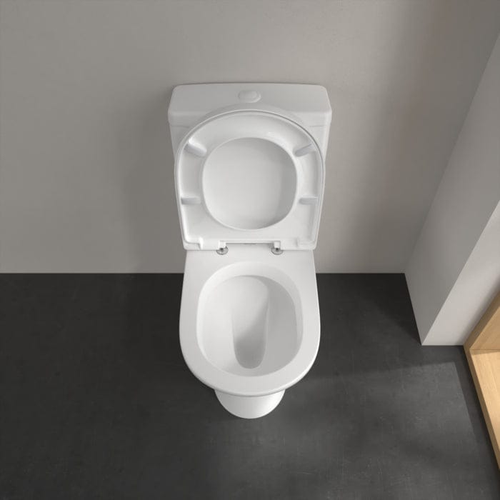 Villeroy & Boch Close Coupled Toilet Villeroy & Boch O.novo Close Coupled Toilet with Soft Close Seat