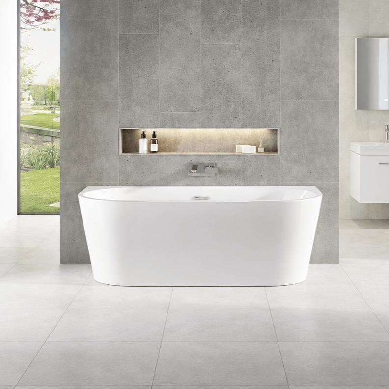 Tissino Back to Wall Freestanding Bath Tissino Angelo Back to Wall Double Ended Freestanding Bath