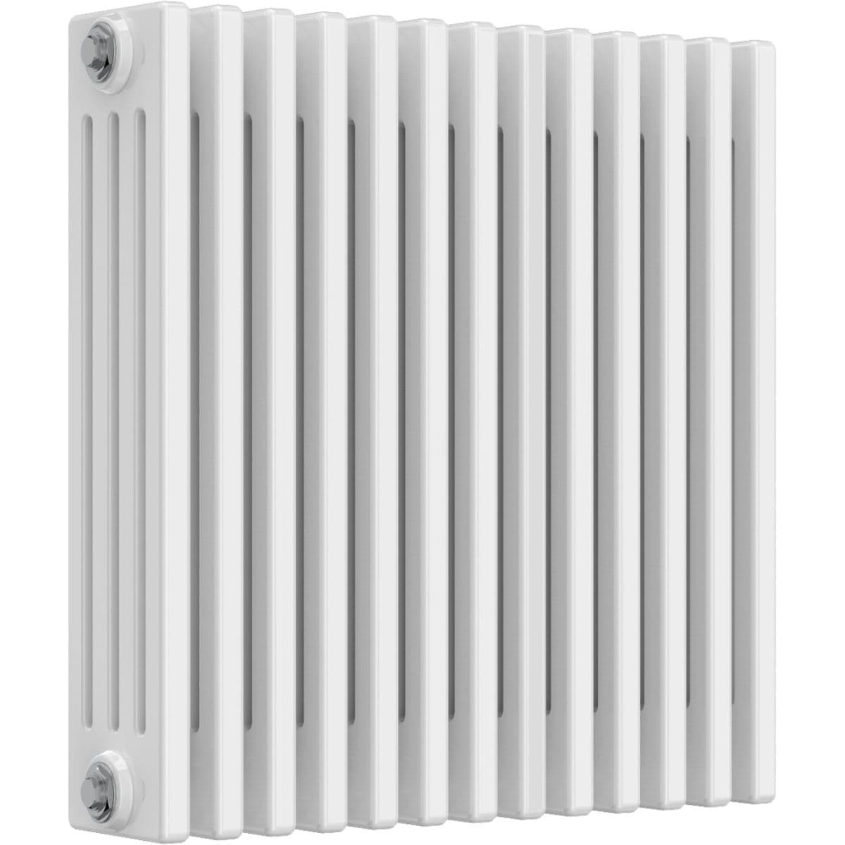 Aquarius Bathrooms Column Radiator Aquarius Foundry Horizontal 4 Column Radiator in White