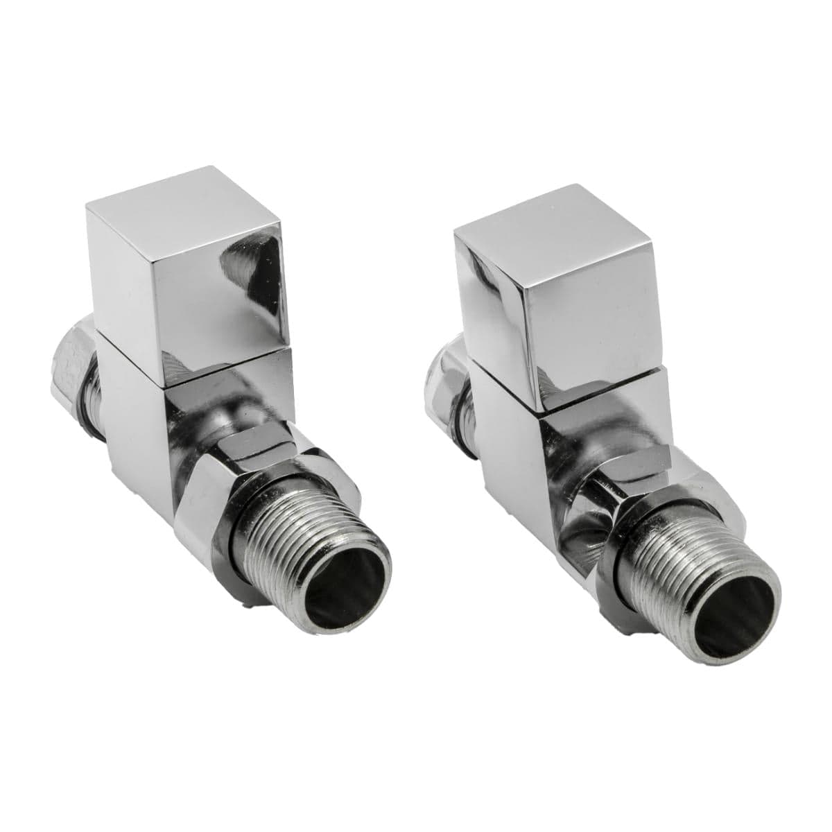 Reina Radiator Valve Chrome Reina Loge Straight Radiator Valves