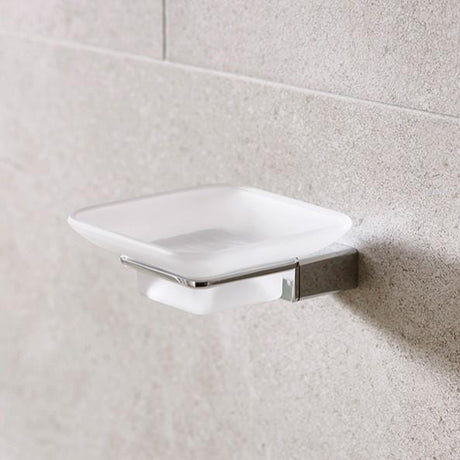 Miller Soap Dish Brushed Nickel Miller Miami Soap Dish and Holder