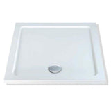 Aquarius Square Shower Tray Aquarius Vital Stone Resin Square Shower Tray