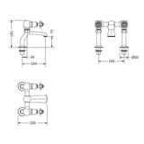 Crosswater Freestanding Bath Filler Crosswater Belgravia Floor Standing Bath Filler