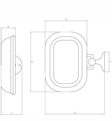 Aquarius Bathrooms Soap Dish Aquarius Blenheim Traditional Wall Mounted Soap Dish in Chrome