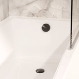 Crosswater Bath Waste Stainless Slate Crosswater 3ONE6 Bath Filler with Waste