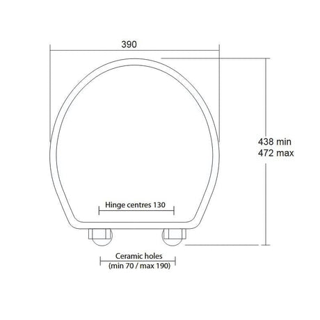 Imperial Toilet Seat Imperial Oval Solid Wood Toilet Seat in Natural Oak with Soft Close Hinges