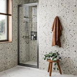 Crosswater Pivot Shower Door Slate / 800mm Crosswater Clear 6 Pivot Shower Door