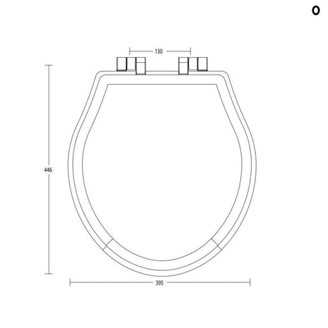 Imperial Toilet Seat Imperial Regent Solid Wood Toilet Seat in Natural Oak with Soft Close Hinges