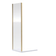 Aquarius Bathrooms Side Panel Brushed Brass / 700mm Aquarius Urbano 6mm Side Panel 1850mm