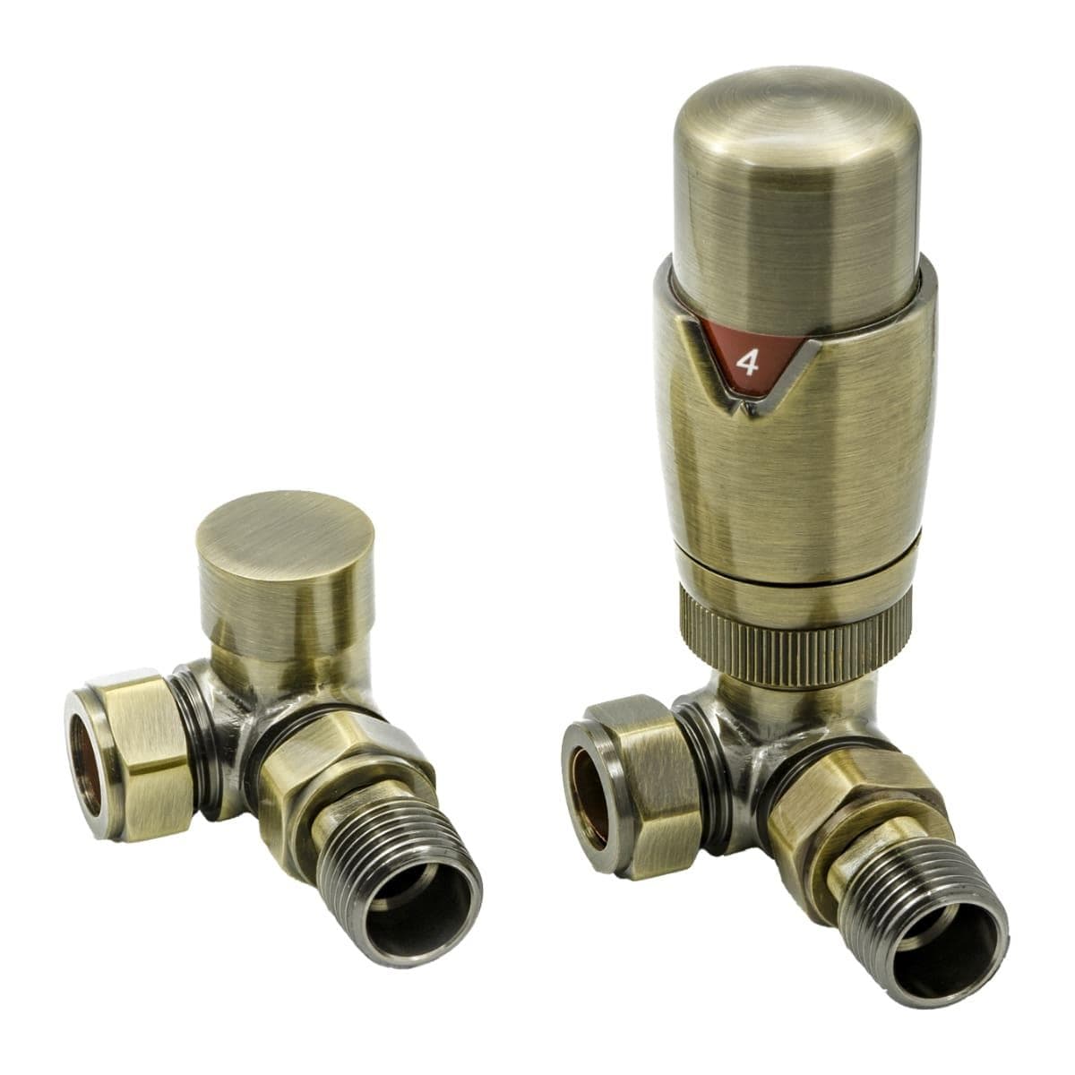 Reina Radiator Valve Bronze Reina Modal Thermostatic Corner Radiator Valves