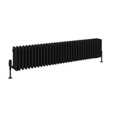 Eastbrook Eastbrook Rivassa Traditional 4 Column Radiator in Matt Black