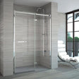 Merlyn Hinged Shower Door 1000 - adj ( 960-1005mm ) Merlyn 8 Series Frameless Hinged Door with Inline Panel