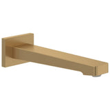 Villeroy & Boch Bath Spout Brushed Gold Villeroy & Boch Architectura Square Wall Mounted Bath Spout