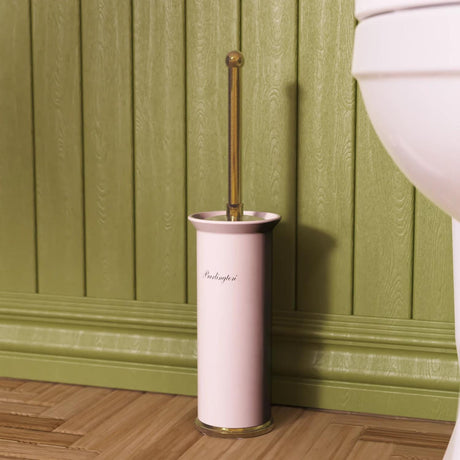 Burlington Toilet Brush Gold Burlington Traditional Freestanding Toilet Brush Holder