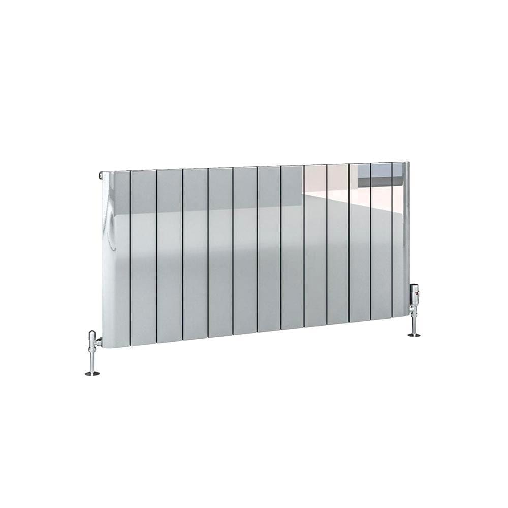Eastbrook Panel Radiator Eastbrook Peretti Straight Horizontal Aluminum Radiator in Polished Aluminum