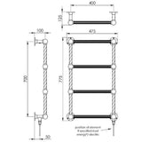 Vogue Traditional Towel Rail Vogue Colonnade Straight Traditional Towel Radiator in Chrome