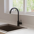 Crosswater Kitchen Tap Matt Black Crosswater MPRO Side Lever Kitchen Tap