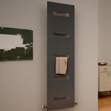 Reina Unique Radiator Anthracite Reina Ancora Flat Panel Central Heating Designer Radiator - 1800 x 490mm