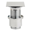 Crosswater Basin Waste Crosswater Square Click Clack Unslotted Basin Waste in Chrome