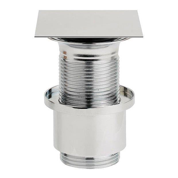 Crosswater Basin Waste Crosswater Square Click Clack Unslotted Basin Waste in Chrome