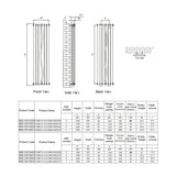 Reina Column Radiator Reina Coneva Vertical Column Radiator