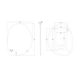 Crosswater Illuminated Mirror Crosswater Mada LED Illuminated Mirror