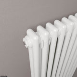Eastbrook Column Radiator Eastbrook Rivassa Traditional 2 Column Radiator in Gloss White
