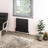 Aquarius Type 11 600 x 600mm Aquarius Type 11 Compact Panel Radiator In Matt Black