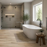 Aquarius Bathrooms Click Flooring Aquarius Enna SPC Click Vinyl Wood Flooring | Waterproof Rigid Core | Built-In Underlay