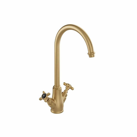 Vado Kitchen Tap Booth & Co. Axbridge Mono Kitchen Mixer Tap with Cross Handles
