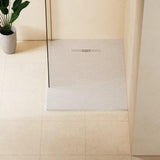 Crosswater Rectangle Shower Tray Matt White / 900 x 1200 Crosswater Vito Textured Rectangle Shower Tray with Waste