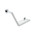 Vado Grab Rail/Bar Vado Spa Angled Grab Rail With Basket - 465mm Wide in Chrome