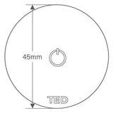 TED Concealed Shower Valve TED Togo Wall Mounted Wireless Remote Control Button