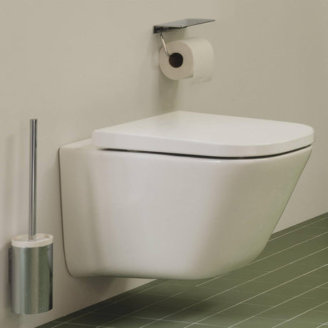 Roca Wall Hung Toilet Roca The Gap Round Wall Hung Rimless Toilet with Soft Close Seat