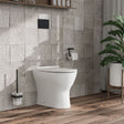 Aquarius Bathrooms Back To Wall Toilet Aquarius Vista Rimless Back to Wall Toilet with Soft Close Seat