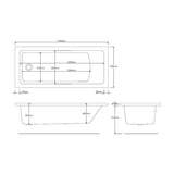 Roca Single Ended Bath Roca The Gap Single Ended Acrylic Bath