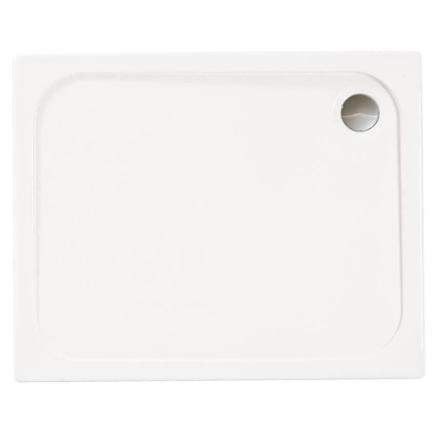 Merlyn Rectangle Shower Tray Merlyn MStone Rectangular Shower Tray [including waste] - 1400 X 900mm in White