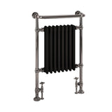 Eastbrook Eastbrook Isbourne Straight Vertical Traditional Radiator in Matt Black