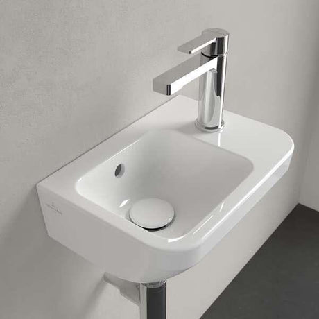 Villeroy & Boch Wall Hung Basin Villeroy & Boch Architectura Wall Hung Basin with Overflow - 360 x 260mm - Right Hand Tap Hole - White Alpin