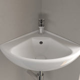 Villeroy & Boch Cloakroom Basin Villeroy & Boch O.novo 415mm Corner Cloakroom  Basin in White Alpin